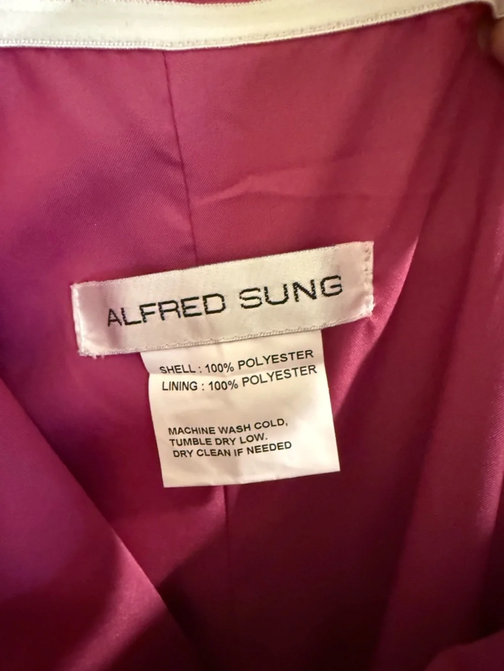 ALFRED SUNG TRUMPET GOWN
BOW CUFF STRAPLESS PRINCESS WAIST 
VIVID TEA ROSE - Picture 3 of 5